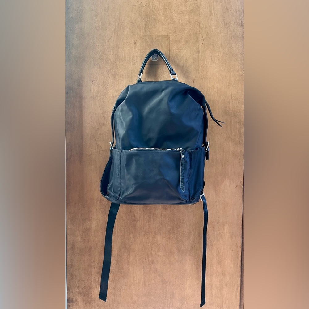 Women’s Backpack with Faux Leather Straps